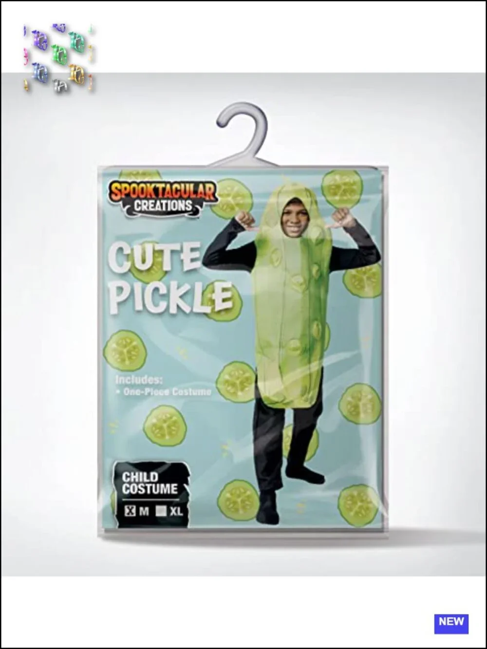 Kids Pickle Costume Food Themed Jumpsuit Halloween Cosplay Pretend Play
